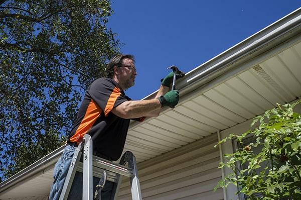 gutter repair the duration of a gutter repair job depends on the extent of the damage, but most jobs can be completed within a day